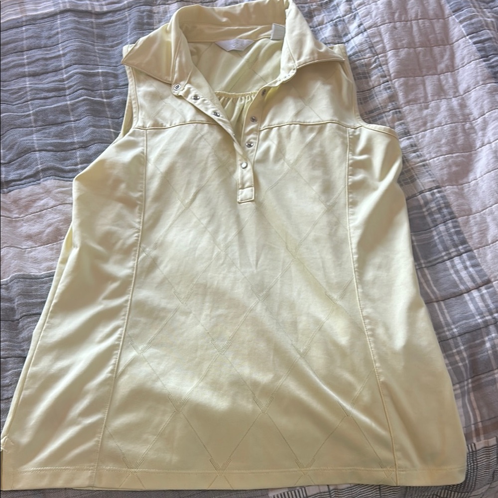 Callaway Yellow Tank Top for Effortless Style